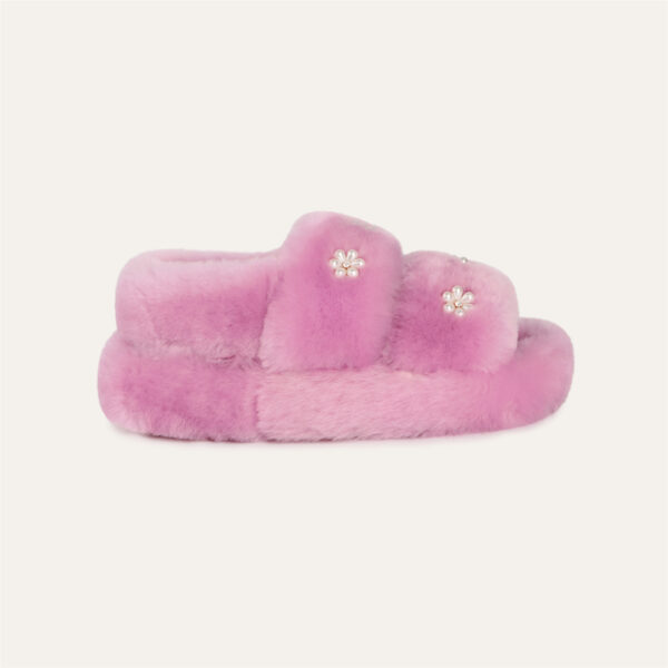 FLORAL PEARL SLINGBACK SLIDE